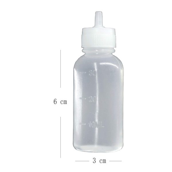 4 Pack Applicator Bottle with Blunt Needle Tip - 30ml Squeezable Dropper Bottles, Storage Caps, 14ga 16ga 18ga Needle Tips and Mini Funnel, Use for Glue Applications, Precision Oiler, Lab Dispensing - Image 2