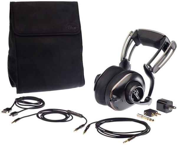 Blue Microphones Mo-Fi Powered High-Fidelity Headphones with Integrated Audiophile Amplifier, Dark Grey - Image 5