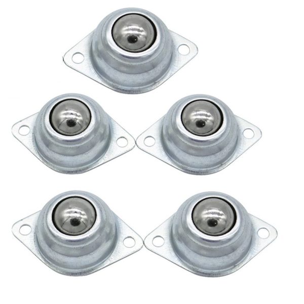 Ball Transfer Units KangTeer 5pcs Screw Mounted Round Ball Bearings Universal Rotation Caster 5/8 Inch 33 lbs Roller Ball Bearings(5pcs) - Image 3