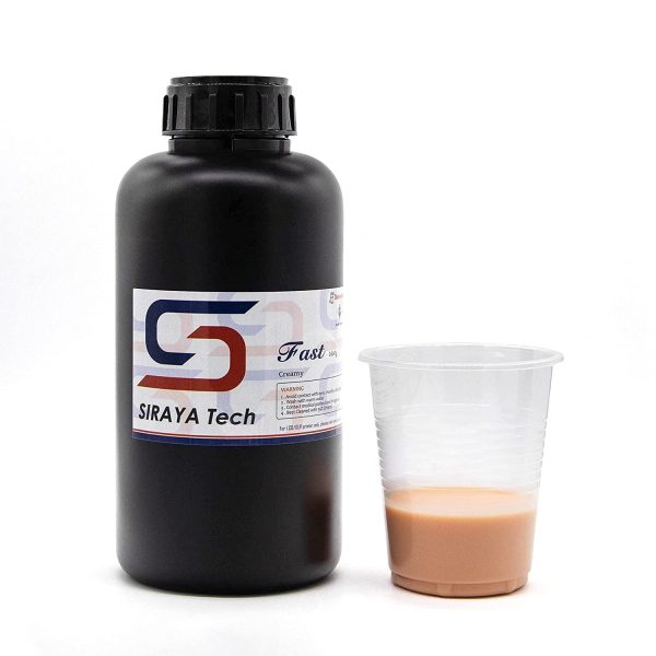 Siraya Tech Fast ABS-Like 3D Printer Resin 405nm UV-Curing Non-Brittle High Precision 3D Printing Liquid Standard Photopolymer Resin for LCD DLP 3D Printing(Grey, 1kg) (Creamy) - Image 3