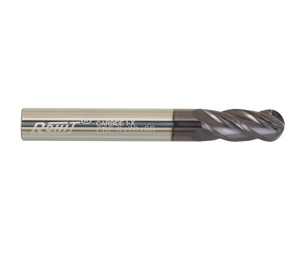 Rohit Solid Carbide Ball Nose End Mills 1/8" Cutter Diameter 1/8" Shank Diameter - Image 2