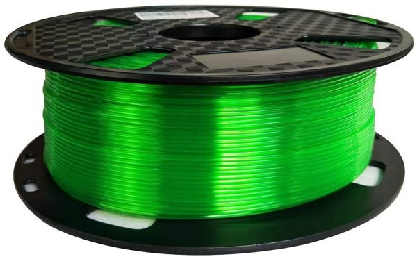 Translucent Green PETG Filament 1.75 mm 1KG 3D Printer Filament 2.2LBS Spool 3D Printing Materials Fit Most FDM Printer Easy to Print CC3D Grass Green Color - Image 3