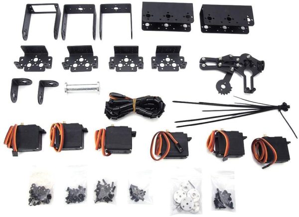 6DOF Mechanical Arm Claw Kit, DOF Manipulator Industrial Robot Mechanical Arm Gripper Automatic Robot Parts - Image 4