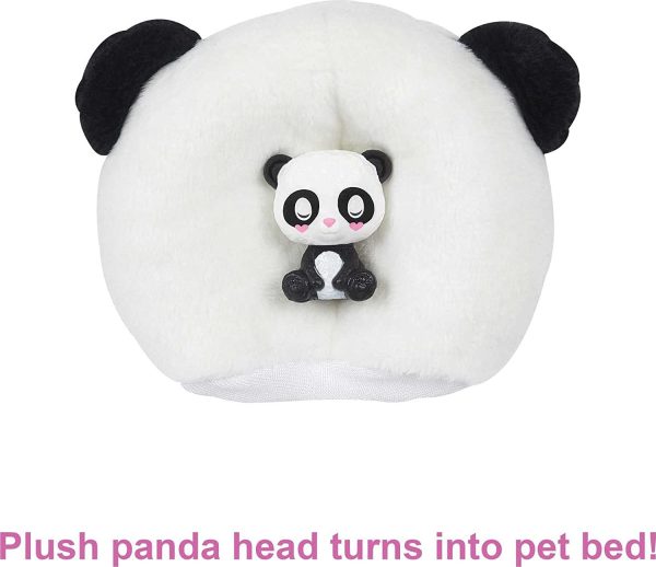 Barbie Cutie Reveal Doll with Panda Plush Costume & 10 Surprises Including Mini Pet & Color Change, Gift for Kids 3 Years & Older - Image 6