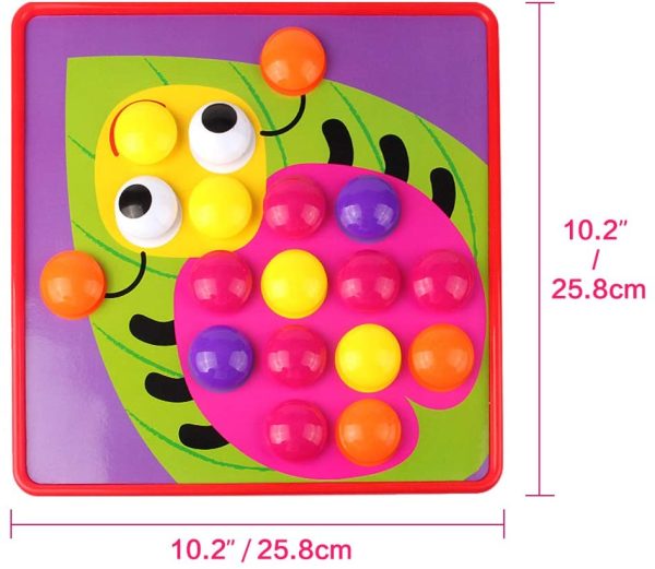 KIDCHEER Toddler Toys for Boys & Girls Educational Baby Gifts Color Matching Pegboard Montessori Learning Arts and Crafts Puzzle for Kids - Image 7