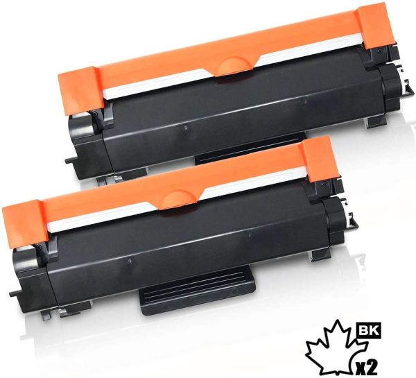 (CHIP INCLUDED) 2 High Yield  Toner Cartridges TN-760 TN760 Compatible Remanufactured for Brother TN-760 Black MFC-L2710DW MFC-L2730DW MFC-L2750DW MFC-L2750DWXL DCP-L2550DW HL-L2350DW HL-L2370DW - Image 3