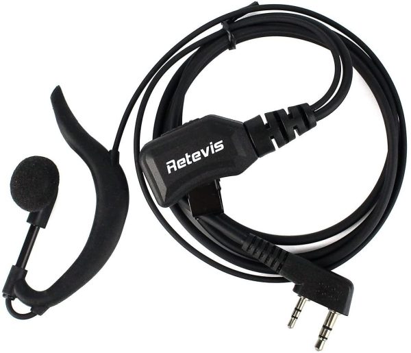 Retevis Walkie Talkie Headset with Extra Volume Control Compatible for Kenwood BaoFeng Retevis RT22/RT27/RT15/RT19 Two-Way Radio (1 Pack) - Image 4