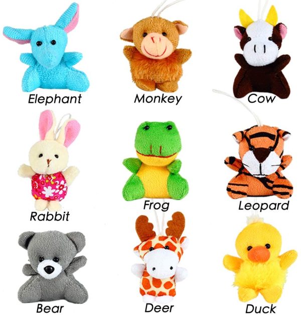 Pack Mini Animal Plush Toy Party Favors,Small Plush Stuffed Animals for Birthday,Theme Party,Easter Basket Stuffers Fillers,Christmas,Classroom Prize,Kids Valentine Gift - Image 5