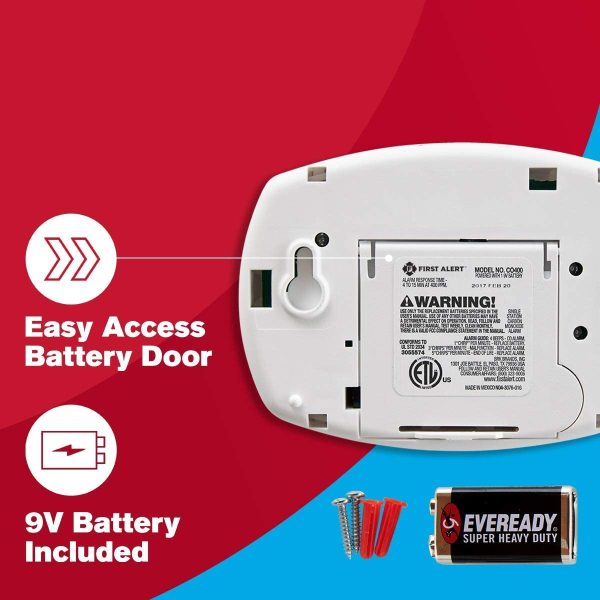 CO400A Battery Powered Carbon Monoxide Alarm - Image 4