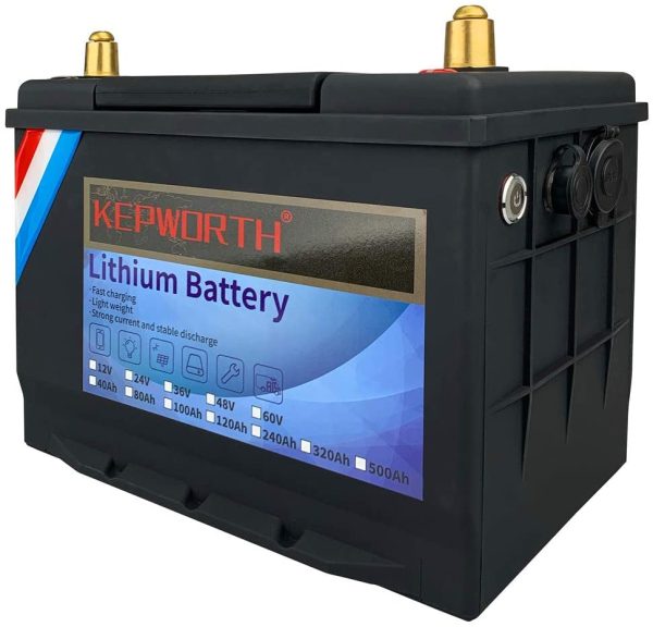 Lithium LiFePO4 Battery 12V 40Ah 512Wh Deep Cycle Lithium iron phosphate Rechargeable Battery Built-in BMS, Perfect for RV,Solar,Camping,Marine,Backup Power,Off-Grid Applications - Image 7