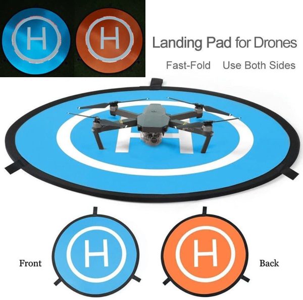 22 Inch(55CM) Drone and Quadcopter Landing Pad RC Aircraft Soft Launch Mat Surface Made of Waterproof Eco-Friendly Polyester For DJI FPV, DJI Mavic Mini 2/SE, DJI Air 2S, Mavic 2 Pro, Mavic Air 2 Accessories - Image 7