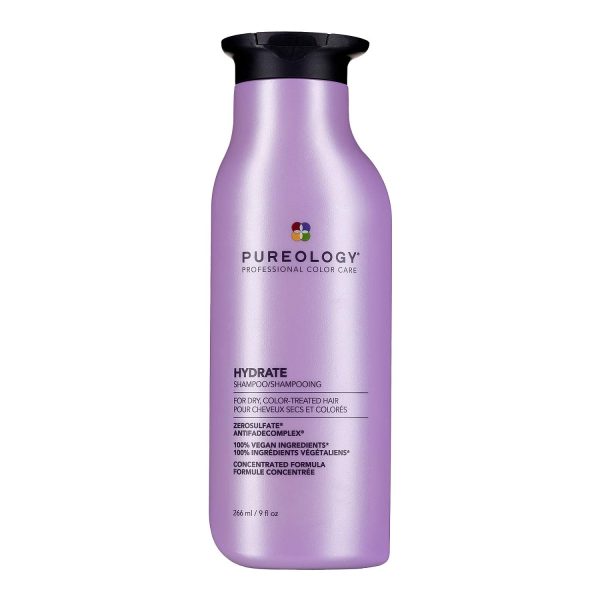 Pureology Hydrate Nourishing Shampoo | For Dry, Color Treated Hair | Sulfate-Free | Silicone-Free | Vegan, 266 ml (Pack of 1) - Image 8