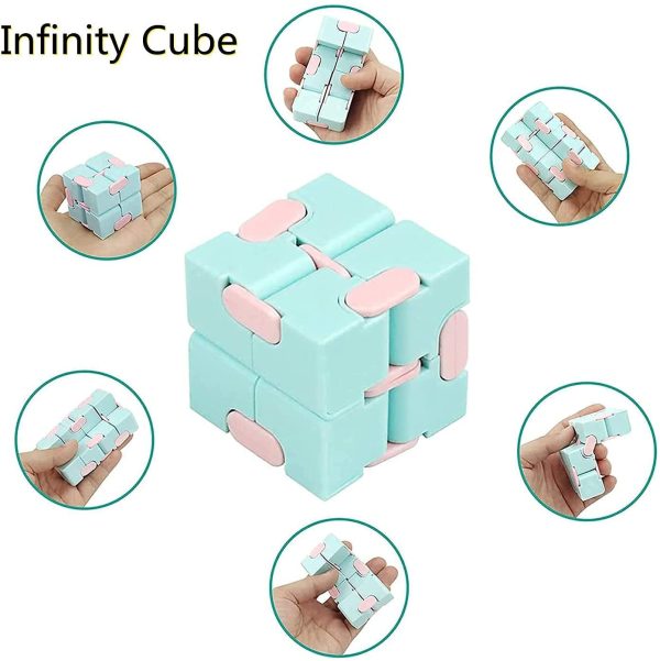 40 Pcs Fidget Toys Pack Contain Pop Fidget Toy to Stress Relief, Fidget Pack Cheap for Kids Adults,Special Fidjetoy Toy Packages for Party, School, Carnival, Fillers(#1) - Image 9