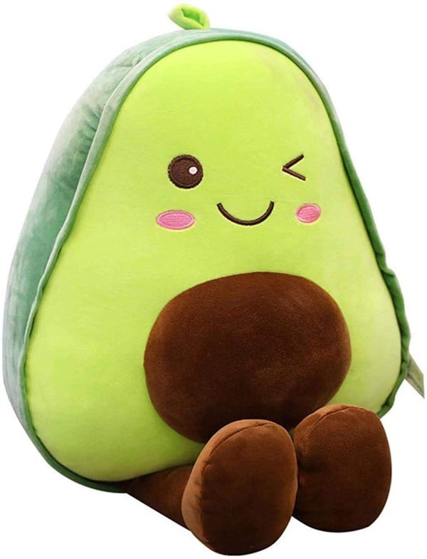 Avocado Fruit Soft Plush Toy Furry Stuffed Toy Avocado Plush Doll Cute Toy Stuffed Pillow (16.5 inch Including Legs) Pretty Gift for Girl and Boy Friends - Image 4