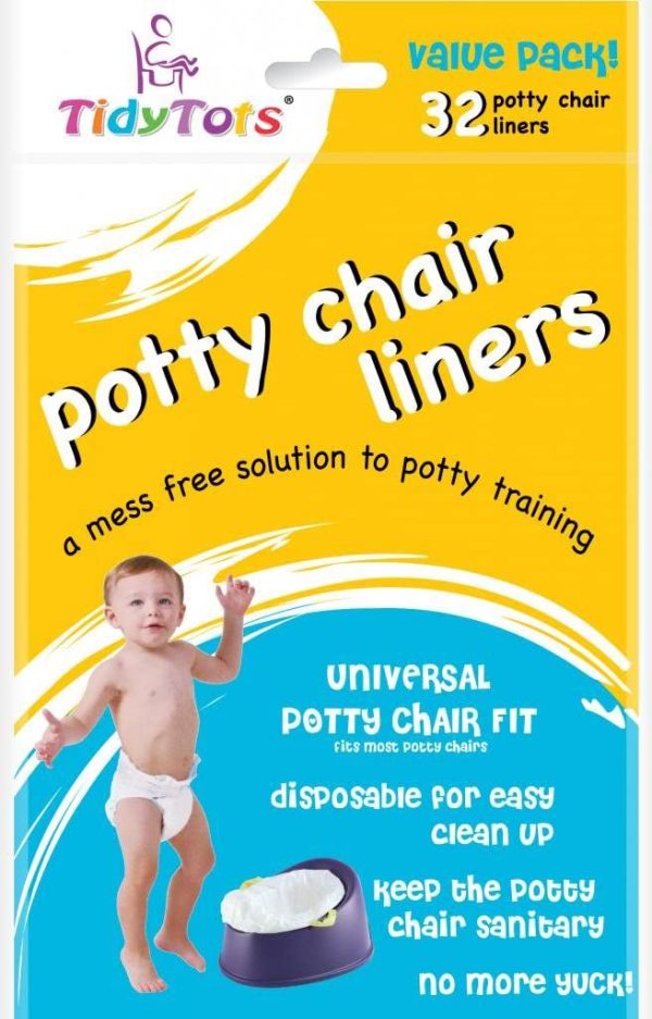 TidyTots Disposable Potty Chair Liners - Value Pack - Universal Potty Chair Fit (fits most potty chairs) - 32 Liners // TidyTots - Sacs jetables pour pot pour bébé - Pack économique ??universels (conviennent à la plupart des pots) - 32 sacs - Image 6