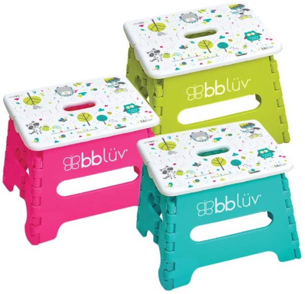 bbl??v - St??p - Foldable Step Stool - Safe, Compact and Easy to Clean (Aqua) - Image 6