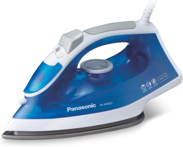 Panasonic NIM300TA Ultra-Light Steam Iron with Power Shot, Blue/White - Image 2