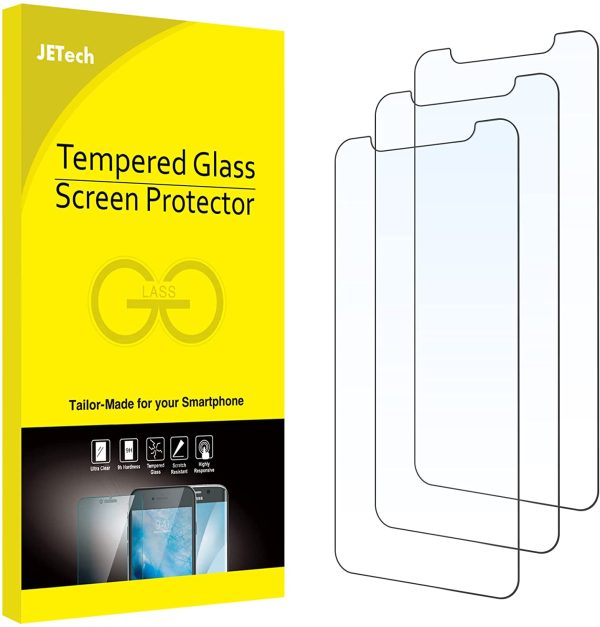 JETech Screen Protector for iPhone 11 and iPhone XR, 6.1-Inch, Tempered Glass Film, 3-Pack - Image 5