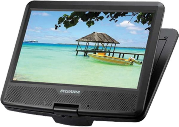 10/10.1-Inch Portable DVD Player, 5 Hour Rechargeable Battery, Swivel Screen, with USB/SD Card Reader and Car Bag/Mounting Kit