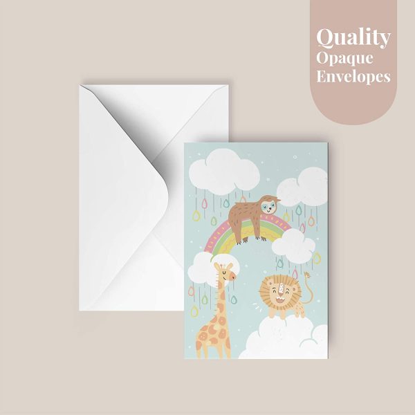 Rileys Baby Shower Thank You Cards Assortment, 50-Count | Hand-Illustrated 5 Designs, Envelopes Included, Bulk Variety Pack (Classic) - Image 7