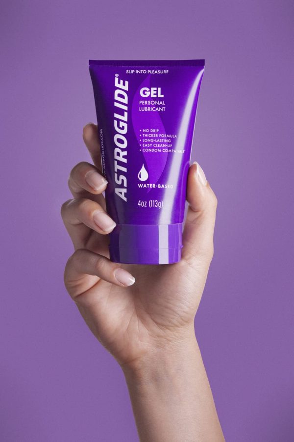 ASTROGLIDE Gel, Water-Based Lubricant Sex Gel for Couples, Men and Women (4 oz.) | Stay-Put Personal Lubricant | Long-Lasting Sex Lube | Condom Compatible | Made in The USA - Image 3