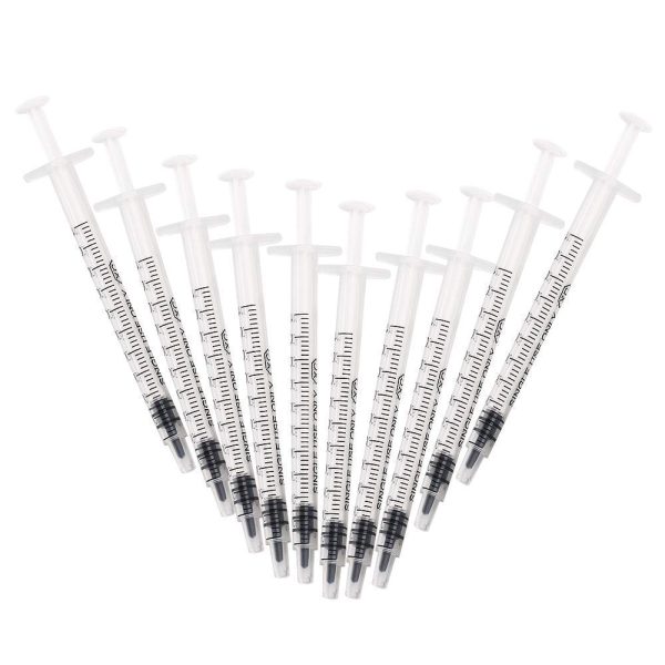 1ml Syringe-s with Caps (Pack of 50pcs) for Pet or Industrial & Scientific