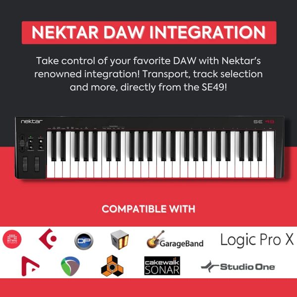 Nektar, 49-Key Midi Controller (SE49) - Image 4