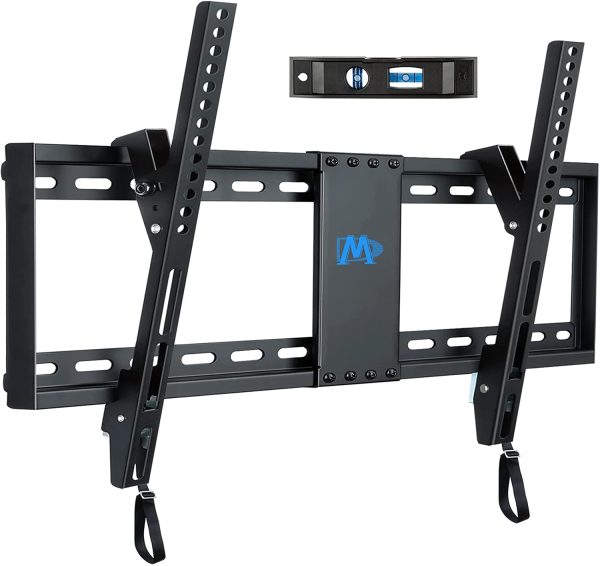 TV Wall Mount for Most 37-70" TVs, Tilting TV Mount Low Profile up to VESA 600x400mm and 132 LBS Loading, Fits 16", 18", 24" Studs, Easy for TV Centering and Space Saving MD2268-LK - Image 4