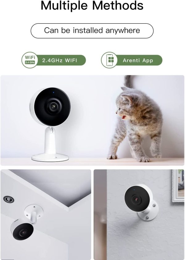 Baby Monitors with Camera and Audio, IN1 Security Camera with Phone App, 1080P, 2.4G WiFi, Sound & Motion Detection, 2 Way Audio, Night Vision, Works with Alexa & Google Assistant - Image 6