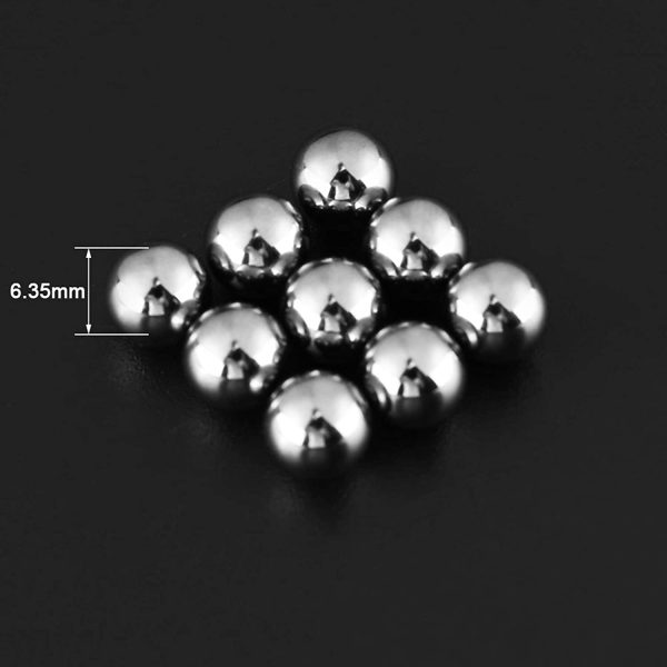 200pcs 1/4 Inch Diameter Precision Chrome Steel Bearing Balls, G10 Bearing Balls for Hardware Tools Electrical Appliance Slide Rails - Image 4