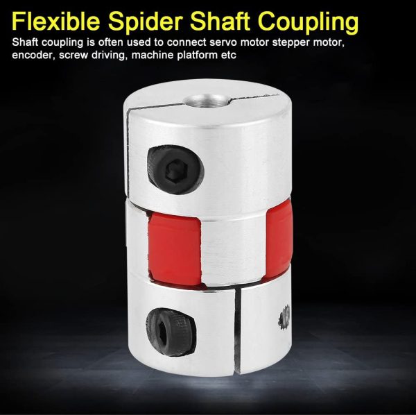 5 x 8Mm Plum Blossom Coupling Flexible Spider Shaft, Coupling CNC Stepper Motor Coupler Connector D20 L25 - Image 4