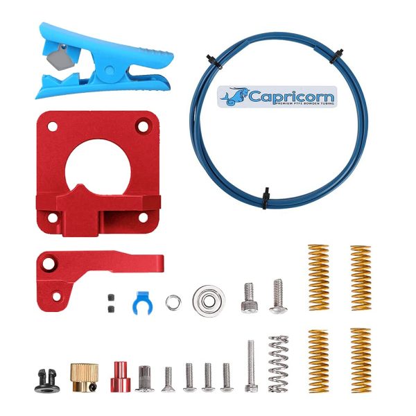 Official Creality Upgrade All Metal Extruder and Capricorn Bowden PTFE Tubing 1.75mm 3D Printer Accessories Kit with Bed-Level Spring for Ender 3/Ender 3 V2/ Ender 3 Pro - Image 6