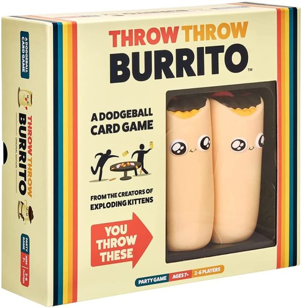 Throw Throw Burrito by Exploding Kittens - A Dodgeball Card Game - Family-Friendly Party Games - Card Games for Adults, Teens & Kids - 2-6 Players - Image 5