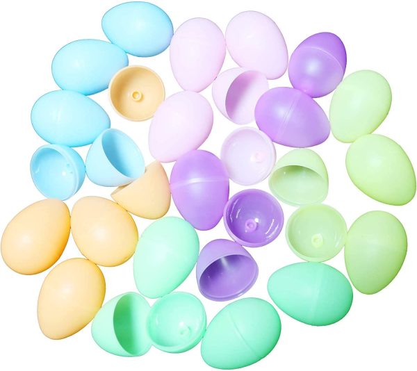 144 Easter Glow Eggs with 288 Mini Glow Sticks for Kids Glow-in-The-Dark Easter Basket Stuffers Fillers Gift, Easter Eggs Hunt Game Party Favors Classroom Decorations Supplies - Image 5