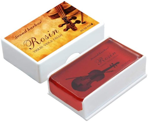 Rosin Violin Rosin 2 pack Big size Rosin Low Dust Natural Rosin for Violin Cello Viola Bows (Red) - Image 5