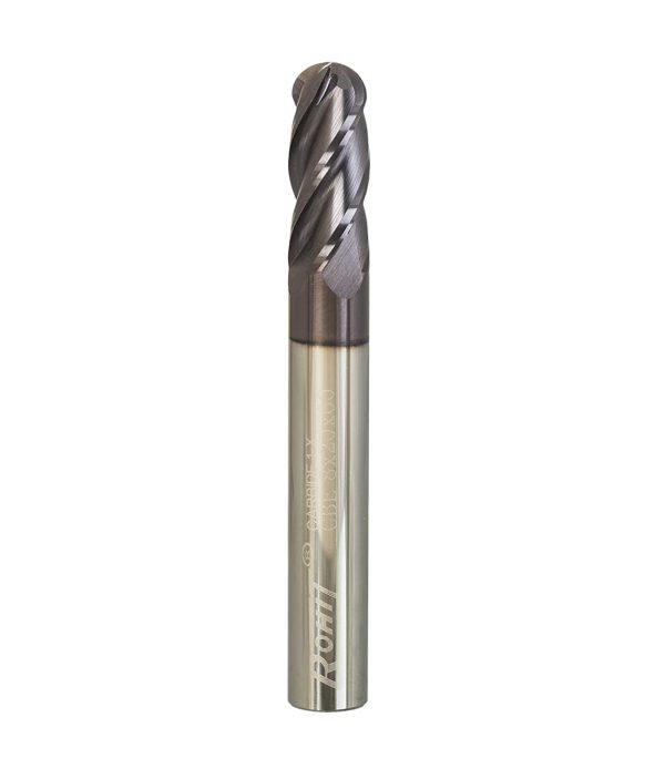 Rohit Solid Carbide Ball Nose End Mills 1/8" Cutter Diameter 1/8" Shank Diameter - Image 5