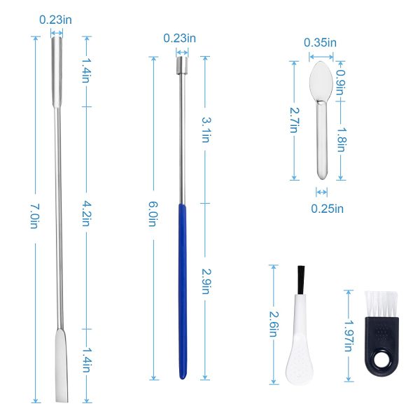 Capsule Filling Tools, Micro Lab Spoon Spatula Tamper Tool for Fast and Easy Gel Capsule Filling, Gel Cap Capsule Pill Filler Machine - #000 00 0 1 2 - Image 6