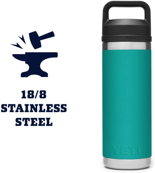 YETI Rambler 18 oz Vacuum Insulated Stainless Steel Bottle with Chug Cap - Image 5