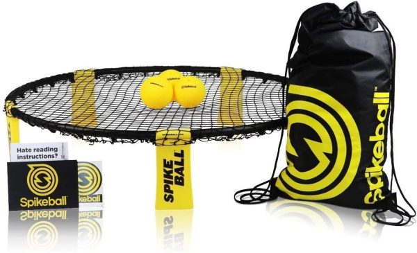 Spikeball Game Set (3 Ball Kit) - Outdoor Indoor Gift for Teens, Family - Yard, Lawn, Beach, Tailgate - Includes Playing Net, 3 Balls, Drawstring Bag, Rule Book - Image 2