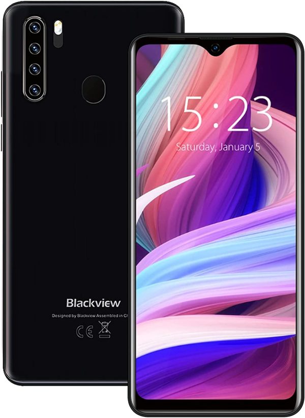 Unlocked Android Smartphones Canada,  A80 Plus, 64GB Dual SIM Unlocked Cell Phones Android, Android 10 OS Cell Phones, 6.5" HD+ Display, 13MP Camera, Fingerprint Face ID, 4680mAh Battery - Image 4