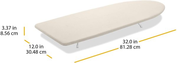 Whitmor Tabletop Ironing Board, Cream, 12.0x32.0x33.75 - Image 3