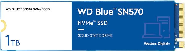 Western Digital 1TB WD Blue SN570 NVMe Internal Solid State Drive SSD - Gen3 x4 PCIe 8GB/s, M.2 2280, Up to 3,500 MB/s - WDS100T3B0C - Image 2