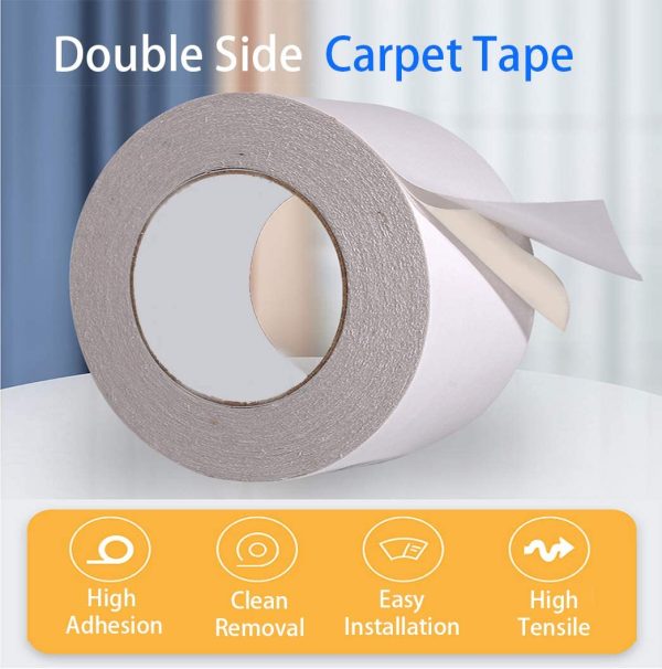 APT, Double Sided Carpet Tape for Area Rugs, Residue-Free, Industrial Strength Carpet Underlayment Adhesive. - Image 8