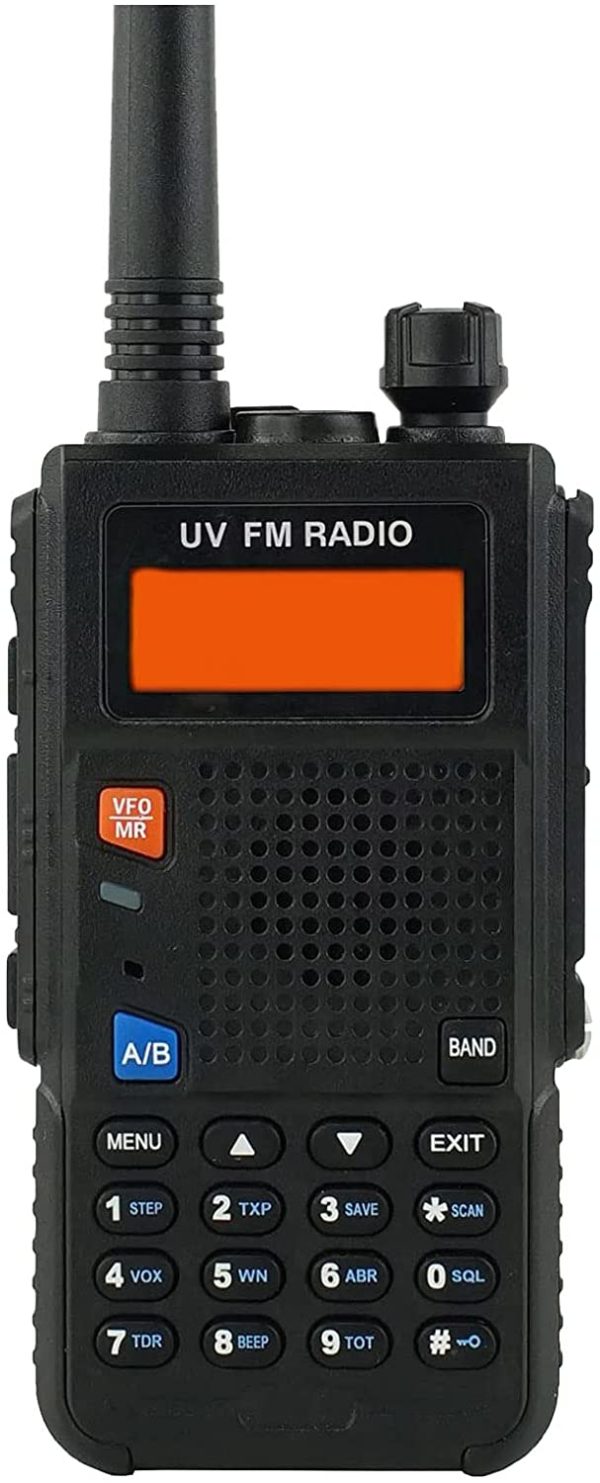 UV 52X 8W Ham Radio Handheld with 1800mAh Rechargeable Battery Dual Band 144-148/430-450MHz - Image 2