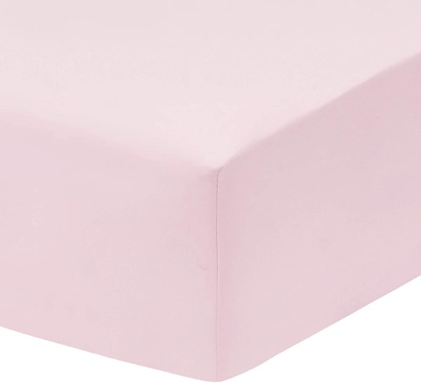 2 Pack Fitted Girls Crib Sheet, 100% Soft Microfiber, Breathable and Hypoallergenic Baby Sheet, Fits Standard Size Crib Mattress 28in x 52in, Nursery Sheet - Ballerina / Pink - Image 5