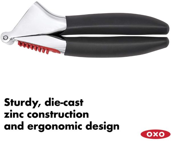 OXO Good Grips Soft-Handled Garlic Press - Image 7