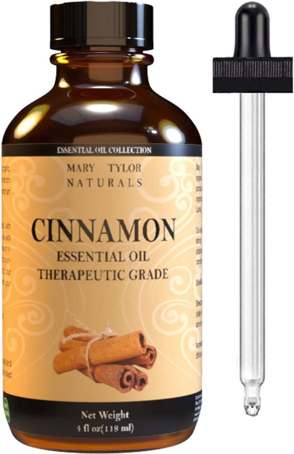 Cinnamon Essential Oil, 4 oz by Mary Tylor Naturals, Premium Therapeutic Grade, 100% Pure and Natural, Perfect for Aromatherapy, and Much More by Mary Tylor Naturals - Image 2