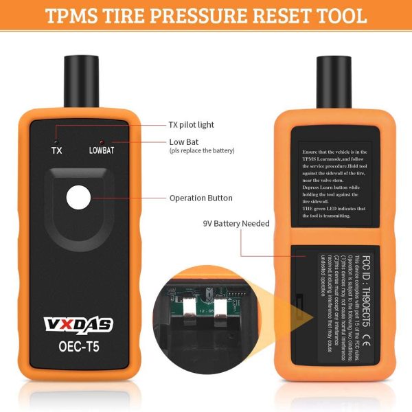 TPMS Relearn Reset Tool for GM Super EL-50448 Auto Tire Pressure Monitor System Sensor OEC-T5 Activation Tool for Chevy / Buick / GMC / Opel /Cadillac - Image 5