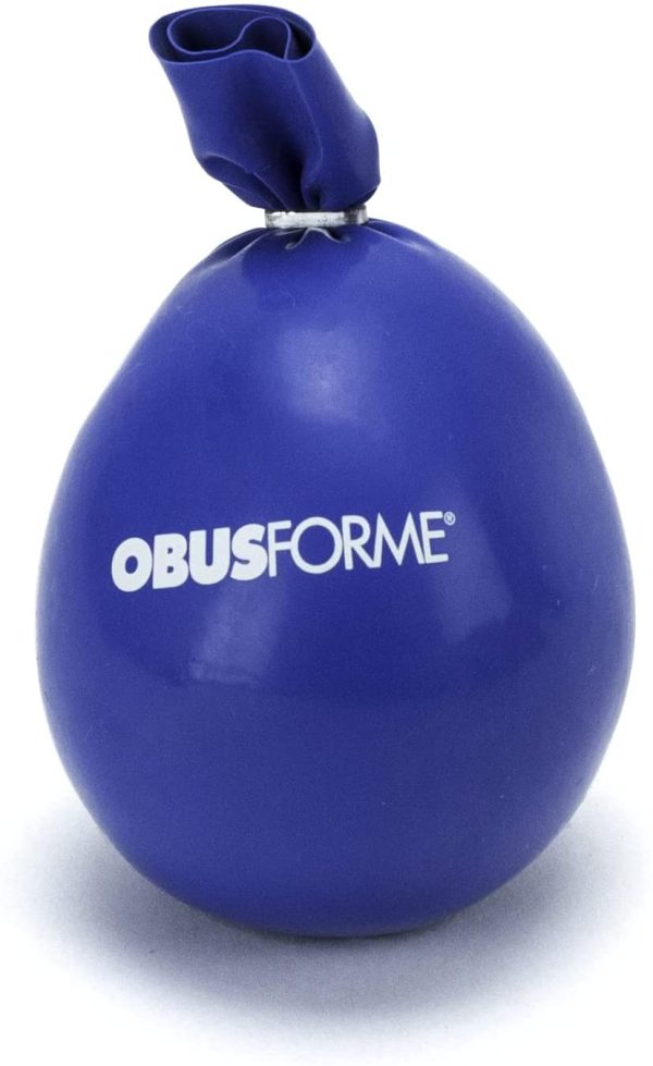 ObusForme Hand Stress Reliever | Ergonomic Design Stress Ball | Minimize Stress and Fatigue in Fingers and Hands | Comes in Assorted Color (Blue or Red)