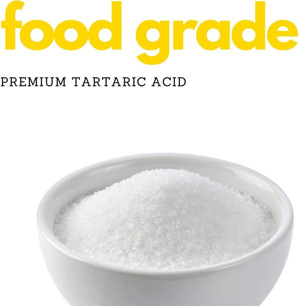 Tartaric acid (1kg 2.2lb) by Elo?M?? Premium |100% All-Natural Food Grade Food Additive & Antioxidant| Packed In Canada| Non-GMO, Kosher and Halal Friendly, Gluten Free| Used As An Acidulant In Grape/Lime Drinks, Gelatin Desserts, Jams, Wine, Sour Candy, and More - Image 5